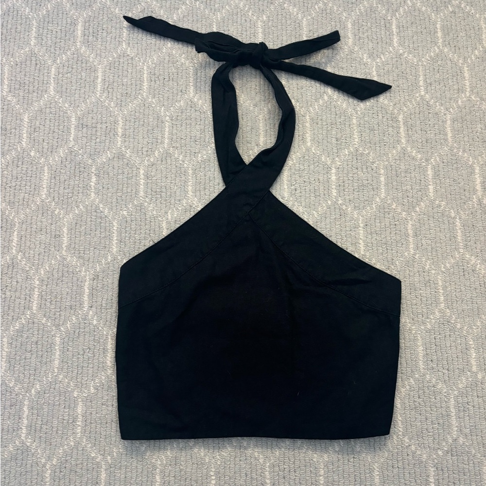 Abercrombie & Fitch black halter top